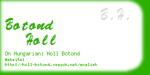 botond holl business card